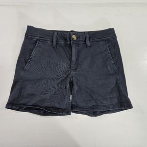 American Eagle Outfitters Blue Midi Shorts Womens Size 2
